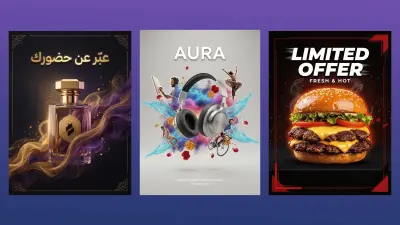 تصميم بوستات ومنشورات سوشيال ميديا