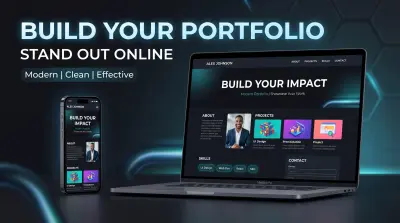 إنشاء موقع Portfolio احترافي متجاوب لعرض أعمالك