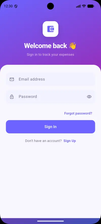 Spendly — Expense Tracker App Personal Finance & Budget Tracking App