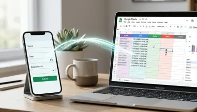 تصميم واجهة ويب إحترافية لإدخال بيانات لجداول Google Sheets