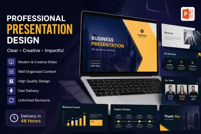 تصميم عرض تقديمي احترافي باستخدام Canva و PowerPoint