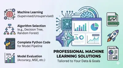 تطوير نماذج تعلم آلة (Machine Learning) باحترافية وتوقع البيانات