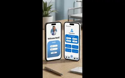 سأقوم بتصميم واجهات UI/UX بسيطة واحترافية باستخدام Figma