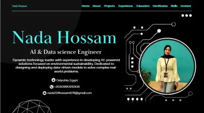 تصميم Portfolio احترافي باستخدام HTML و CSS لعرض مشاريعك + GitHub Pages