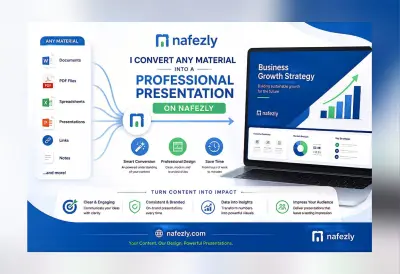تحويل اي محتوى الى عرض تقديمي احترافي Power Point