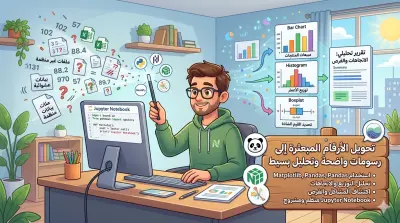 تنظيف و تحليل بيانات مع رسوم توضيحيه باستخدام python
