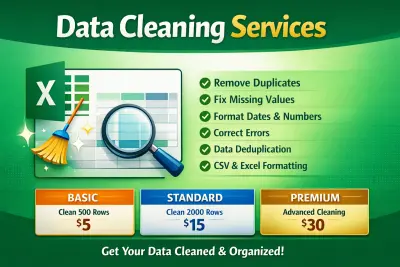 Data cleaning and Preprocessing