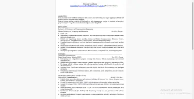 تصميم وكتابة CV احترافي متوافق مع أنظمة ATS بالعربي والإنجليزي