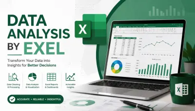 تحليل البيانات باستخدام Excel مع تصميم تقارير ولوحات تحكم احترافية
