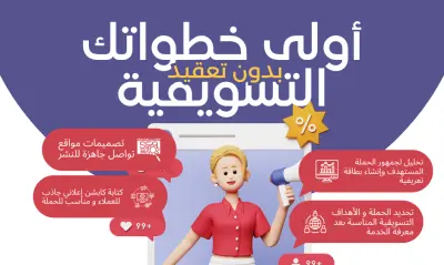 حملة دعائية على مواقع التواصل بشكل احترافي و مُبسَّط