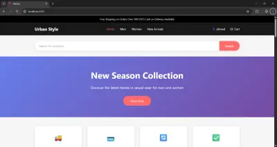 تصميم واجهات Front-End احترافية لمواقع التجارة الإلكترونية