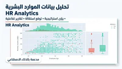 تحليل بيانات الموارد البشرية (HR) وتوقع تسرب الموظفين