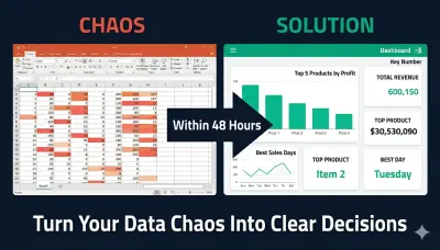 بحول بيانات مبيعات متجرك لتقرير يكشف أين تذهب أموالك خلال 48