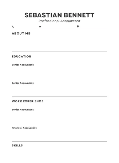 Cv بشكل احترافي