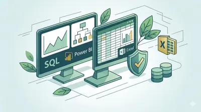 تنظيف وتنسيق البيانات غير المنظمة باحتراف Excel & Power bi
