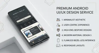 تصميم وبرمجة واجهات أندرويد احترافية بكود نظيف وPremium UI