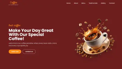 تصميم مواقع باستخدام HTML5, CSS3, JavaScript