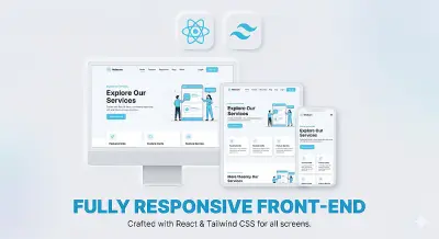 أهلاً بك. بصفتي Front-end Developer متخصص، أقدم لك خدمة بناء واجهات مستخدم احترافية، سريعة، ومتطورة تقنياً باستخدام React.js و Tailwind CSS.