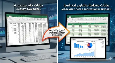 تنظيم و تنظيف البيانات حتي 2000 صف في حد اقصي 48 ساعه