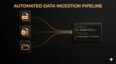 عالج ملفاتك في ثوانٍ ببايثون (أتمتة مهام Excel/CSV)