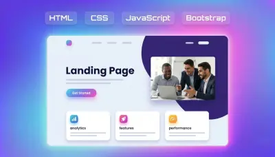 تصميم صفحة هبوط احترافية وسريعة ومتوافقة مع جميع الأجهزة