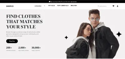 تصميم وتطوير صفحة ويب لمتجر إلكتروني لعرض المنتجات بطريقة منظمة ومتجاوبة على جميع الأجهزة