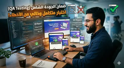 فحص واختبار المواقع والتطبيقات (QA Testing) واستخراج الأخطاء البرمجية