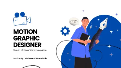 تصميم فيديو موشن جرافيك احترافي وجذاب
