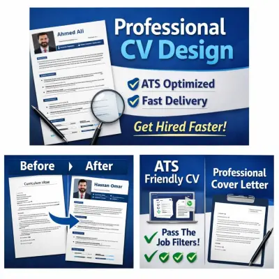 إنشاء CV احترافي ومتوافق مع أنظمة ATS لضمان القبول