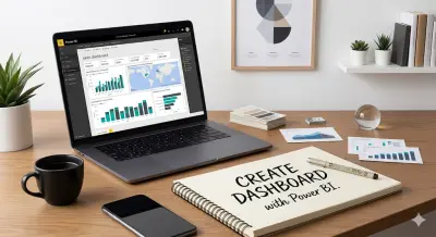 انشاء داشبورد احترافي وتفاعلي لتحليل البيانات باستخدام  power bi