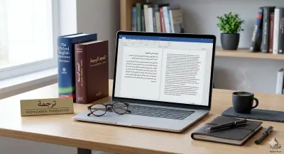 ترجمة احترافية يدوية من الإنجليزية إلى العربية