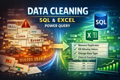 تنظيف وهيكلة قواعد البيانات باستخدام SQL لضمان دقة التقارير