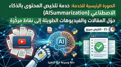 تلخيص المقالات الطويلة وفيديوهات اليوتيوب في نقاط مركزة