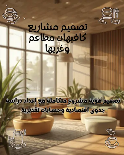 تصميم هوية مشروع متكاملة مع إعداد دراسة جدوى اقتصادية وحسابات تقديرية