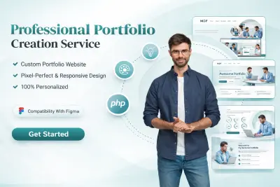 انشاء portfolio  احترافي لعرض مشاريعك وخدماتك
