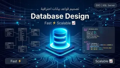 تصميم قواعد بيانات احترافية SQL +ERD بأداء سريع وقابل للتوسع