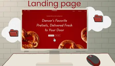 تصميم وتطوير صفحة هبوط (Landing Page) احترافية ومتجاوبة مع الجوال.