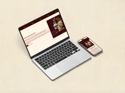تصميم موقع ويب احترافي متجاوب باستخدام HTML وCSS وJavaScript و Bootstrap