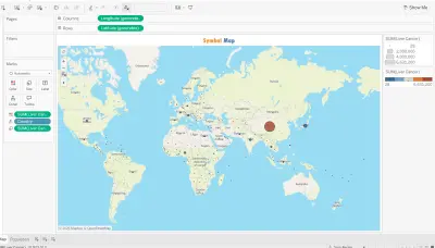 تصميم لوحات تحكم تفاعلية (Dashboards) وتحليل بيانات باستخدام Tableau