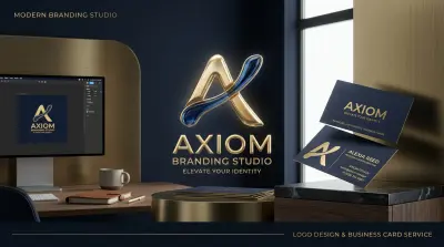 تصميم شعار (Logo) وكروت أعمال احترافية