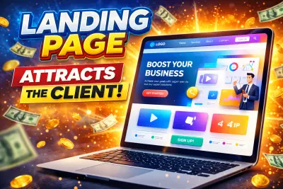 تصميم صفحة هبوط احترافية تجذب اليك العملاء وتحقق اهدافك
