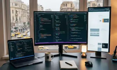 أقوم بتحويل أي تصميم (صورة - Figma - PSD) إلى صفحة ويب حقيقية باستخدام HTML و CSS وJAVASCRIPT بشكل دقيق واحترافي.
