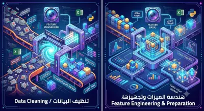 خدمة تنظيف وهندسة البيانات وتجهيزها للموديل (Data Preprocessing & Feature Engineering)