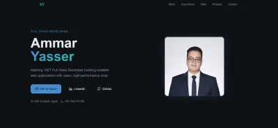 تصميم Portfolio احترافي يعكس مهاراتك بقوة