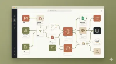 سأقوم ببناء Workflow Automation باستخدام n8n وربط التطبيقات والذكاء الاصطناعي