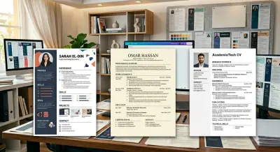 تصميم سيرة ذاتية (CV) احترافية