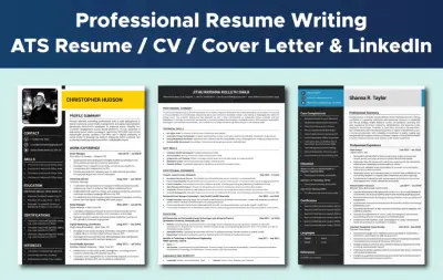 تصميم CV احترافي متوافق مع أنظمة ATS لزيادة فرص التوظيف خلال 24 ساعة