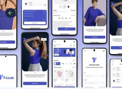 سأصمم لك شاشتين UI/UX احترافيتين لمشروع التخرج مقابل 5$