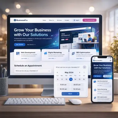 تصميم موقع wordpress متعدد الصفحات