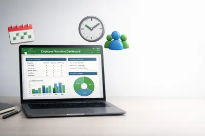 ملف إكسل (Excel) احترافي لإدارة وتتبع رصيد إجازات الموظفين بدقة